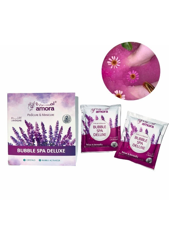 Amora Bubble SPA 2in1 Jelly Spa Pedicure & Manicure – Lavender - Image 1